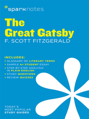 cover image of The Great Gatsby SparkNotes Literature Guide